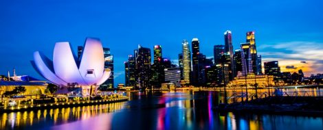 Singapore Skyline With ArtScience Musuem